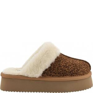 NEW CORKYS FOOTWEAR women's cuddle up slippers in mini leopard